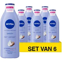 Nivea Body Milk Zijdezacht Voordeelverpakking 6x250ml