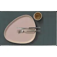 Lind DNA Placemat Square L Nupo Anthracite (Set van 4)-35 x 45 cm