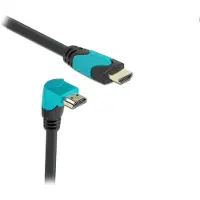 DeLOCK HDMI kabel - HDMI A-stekker naar HDMI A-stekker - Hoekig