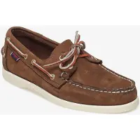 Sebago Men Docksides Portland Nubuck Dark Brown-Schoenmaat 40
