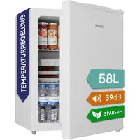 Heinrich´s HKB 4388 Mini Koelkast - Barkoelkast - 58 liter - wit