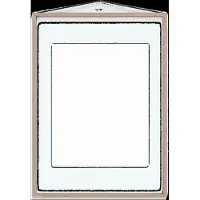 MOEBE eikenhouten lijst 50x70 cm Transparent, Wood, Black