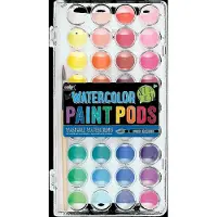 Ooly - Lil' watercolor paint pods - Waterverf - Set van 36 heldere waterverfkleuren