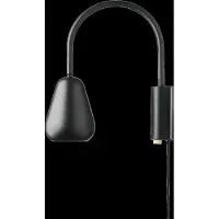 Nuura Aps Wandlampe , Anoli, dimbare, Zwart, Woonkamer, Metaal, Modern