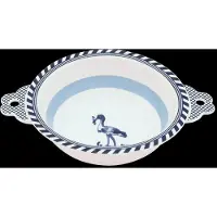 Pols Potten Kom x Rijksmuseum Bird Patterned Blue 17 cm