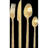 Pintinox Duke 24-delige bestekset uit rvs goud in cadeauverpakking