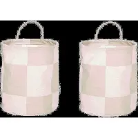 OYOY Chess opbergmanden small 2-pack Clay-offwhite