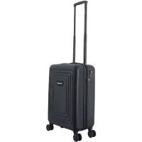 Discovery Coast Harde Handbagage Koffer / Trolley / Reiskoffer - Small - 34 Liters - Zwart - Zwart / Small