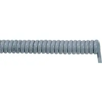 Lapp 73220352 Spiraalkabel UNITRONIC SPIRAL LiF2Y11Y 300 mm / 1200 mm 4 x 0.25 mm² + 4 x 0.25 mm² Grijs 1 stuk(s)