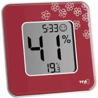 TFA Thermo-hygromètre TFA Dostmann Style rouge