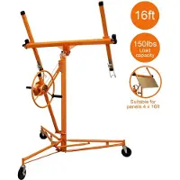 MonsterShop Gipsplatenlift - oranje - 4,9 m - draagvermogen 68 kg