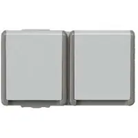 Siemens 5UB4725 Wandcontactdoos met randaarde Delta Grijs Schakelmateriaal 1 stuk(s)