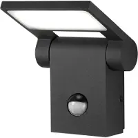 EVN WL54151002S WL54151002S LED-buitenlamp met bewegingsmelder (wand) LED LED vast ingebouwd 10 W Antraciet