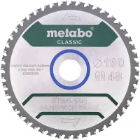 Metabo Cirkelzaagbald SteelCutSandwich panelen Classic 190x30 Z50 /B | 628684000 - 628684000