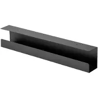 Value Kabelgoot voor montage onder de tafel, zwart