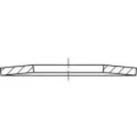 Toolcraft 1066954 Schijfveren Binnendiameter: 14.2 mm DIN 2093 RVS 200 stuk(s)