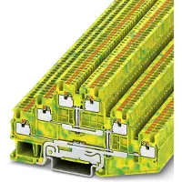 Phoenix Contact 3213739 Aardklem 3-etages 3.5 mm Snelaansluiting Groen, Geel 50 stuk(s) Piece
