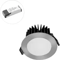 EVN L44101302 L44101302 LED-inbouwlamp LED LED vast ingebouwd 10 W Chroom