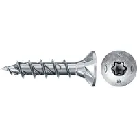 Fischer 670353 Power-Fast II Spaanplaatschroef 5 mm 35 mm T-profiel Staal Galvanisch verzinkt 500 stuk(s)