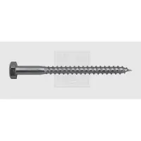 Swg 4009155264820 Houtschroef 6 mm 100 mm Buitenzeskant DIN 571 Staal Verzinkt 100 stuk(s)