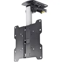 Speaka Professional SpeaKa Professionele DH-1500 TV-wandhouder voor plafonds, geschikt voor schermen van 43,2 cm (17 inch) tot 94,0 cm (37 inch). Zwenkbaar, in hoogte verstelbaar en voorzien van vergrendeling