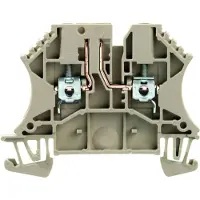 Weidmuller 8731700000 Testscheidingsserieklem Schroeven Donkerbeige 100 stuk(s)