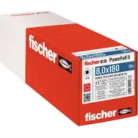 Fischer 562961 FPF II CHTF 8,0 x 180 BC 50 Houtschroef 8 mm 180 mm TX Staal Galvanisch verzinkt 50 stuk(s)