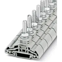 Phoenix Contact 3049301 Verbinder voor hoge stroomsterkten 21 mm Boutaansluiting Grijs 25 stuk(s) Piece