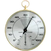TFA-Dostmann 45.2007 45.2007 Thermo- en hygrometer Goud