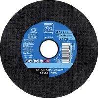PFERD TOOLS EHT 125-1,0 SGP STEELOX 61331421 Doorslijpschijf recht 125 mm 25 stuk(s) RVS, Staal