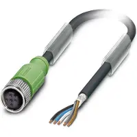 Phoenix Contact 1500758 Sensor/actuator connector, geassembleerd M12 Aantal polen (sensoren): 5 Bus, recht 10.00 m 1 stuk(s)