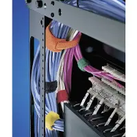Hellermanntyton Klittenband kabelbinder Om te bundelen Haak- en lusdeel (l x b) 200 mm x 12.5 mm Wit 10 stuk(s)