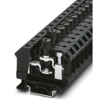 Phoenix Contact 3005646 Zekering-serieklem 12 mm Schroeven Zwart 50 stuk(s) Piece