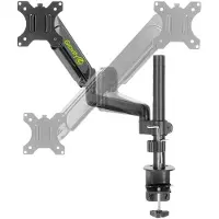 Gravity SA 6131 B Tafelbeugel voor monitor Aantal monteerbare displays: 1 Display(s) 33,0 cm (13) - 68,6 cm (27) Zwart Zwenkbaar, In hoogte verstelbaar,