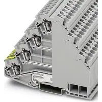 Phoenix 3038338 Motoraansluitklem 6.2 mm Spanveer Grijs 50 stuk(s)
