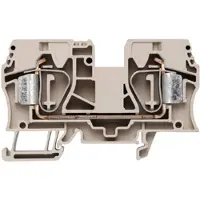 Weidmuller 1745240000-25 Doorgangsserieklem Spanveer Blauw 25 stuk(s)