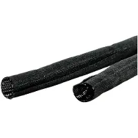 Value stoffen slang SNAP voor kabelbundeling, zwart, 2,5 m