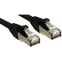 Lindy 45606 S/FTP Cat6 Kabel schwarz 7.50m LSOH, inkl. Testprotokoll