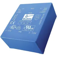 Block FL 6/15 Printtransformator 2 x 115 V 2 x 15 V/AC 6 VA 200 mA
