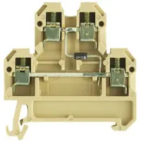 Weidmuller 0538960000 Componentenserieklem Schroeven Beige, Geel 25 stuk(s)