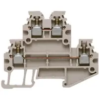 Weidmuller 1753290000 Doorgangsklem Schroeven Donkerbeige 100 stuk(s)