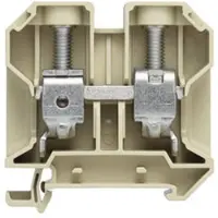 Weidmuller 0380760000 Doorgangsserieklem Schroeven Beige, Geel 20 stuk(s)