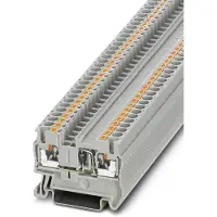 Phoenix Contact 3210224 Doorgangsserieklem 5.2 mm Snelaansluiting Grijs 50 stuk(s) Piece