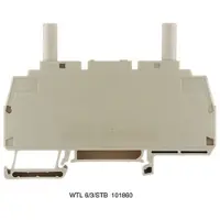 Weidmuller 1018800000 Testscheidingsserieklem Schroeven Donkerbeige 50 stuk(s) Piece