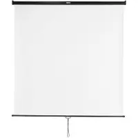 Hama 00021576 Oprolbaar projectiescherm 175 x 175 cm Beeldverhouding: 1:1