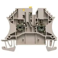 Weidmuller 1855620000-100 Testscheidingsserieklem Schroeven Donkerbeige 100 stuk(s)