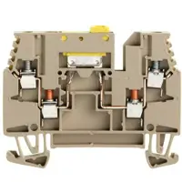 Weidmuller 1039900000 Testscheidingsserieklem Schroeven Donkerbeige 100 stuk(s)