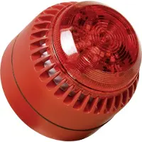 Compro Combi-signaalgever LED ROLP Solista Beacon Rood Continu geluid 12 V/DC, 24 V/DC