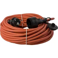 Hawa 10082100 Stroom Verlengkabel 16 A Rood 5.00 m H07RN-F 3G 1,5 mm²