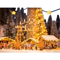 Noch 0014391 H0 Laser-Cut minis toegangsboog voor kerstmarkt Lasercut bouwpakket